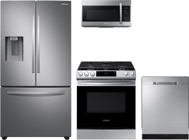 Samsung 4 Piece Kitchen Package-Stainless Steel-0