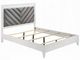 ACME Furniture Chelsie Gray/White Queen Panel Bed-0