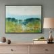 Olliix by Madison Park Signature Blue Morning Fields Green Hand Embellished Framed Canvas-1