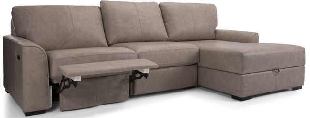 Decor-Rest® Furniture LTD 2-Piece Power Reclining Right-Arm Facing Sectional and Chaise-2