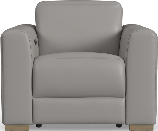 Flexsteel® Aurora Ash Power Recliner with Power Headrest-2