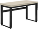 Monarch Specialties Inc. Black/Modern Taupe Adjustable Computer Desk-0