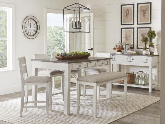 Inspired Home 1679 5-Piece Kyle Light Beige Rectangular Dining Set-4