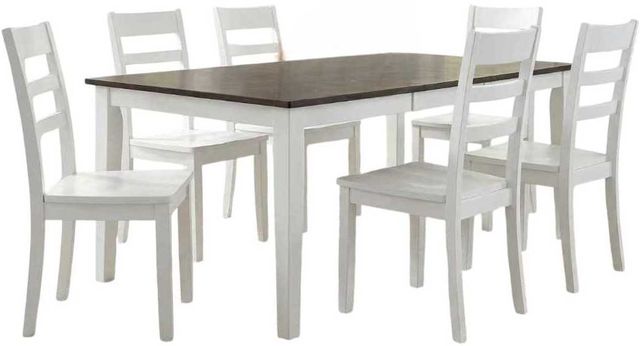 Liberty Furniture Landale 7-Piece Chestnut/White Dining Table Set-0