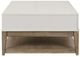 Liberty Furniture Berkley Square Linen Cocktail Table with Khaki Base-3