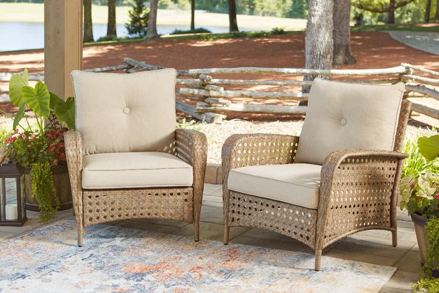 Signature Design by Ashley® Braylee 2-Piece Driftwood Lounge Chair with Cushion-1