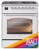 Ilve® Nostalgie II Series 30" Custom RAL Colors Pro Style Dual Fuel Range-2