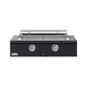 Caliber™ Rockwell Social 42" 2-Burner Matte Black Built-In Natural Gas Grill with Polished Chrome Hardware-0