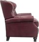 BarcaLounger® Presidential Shoreham Wine Leather Manual Recliner-3