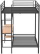 Coaster® Campus Matte Black Youth Twin Bunk Beds-1