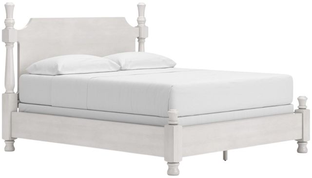 Signature Design by Ashley® Chadworth Antique White California King Poster Bed-1