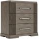 Riverside Furniture Sariel Designer Espresso 3-Drawer Nightstand-0