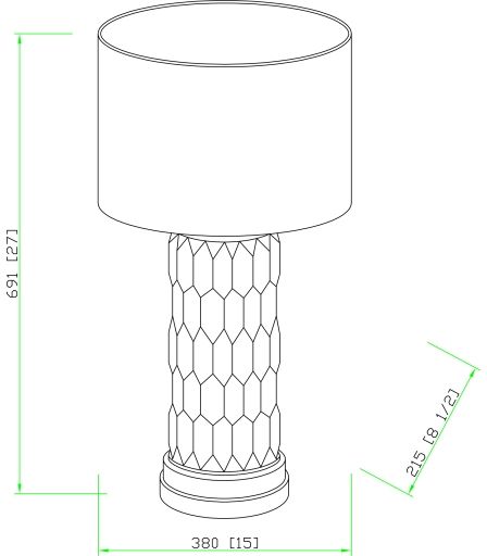 Surya Amity White Table Lamp-2
