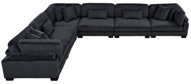 Homelegance® Traverse 6-Piece Black Modular Sectional-2