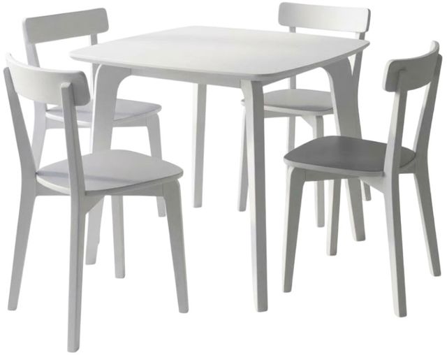 Bernards Keely 5-Piece White Set-0