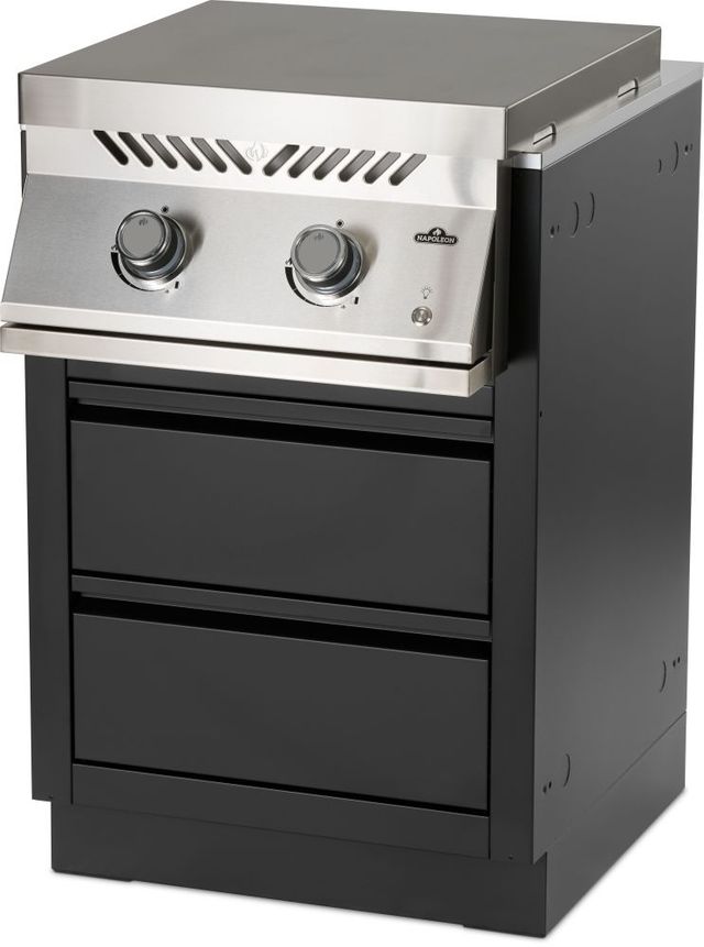 Napoleon OASIS® 24" x 24" Stainless Steel Countertop with 18" Burner Cutout-4