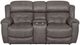 Franklin™ Corwin Dakota Gray Leather Manual Reclining Console Loveseat-0