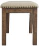 Signature Design by Ashley® Moriville BeigeUpholstered Bench-3