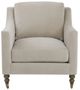 Fairfield® Customizable Dolce Lounge Chair with Casters on Front Legs-1