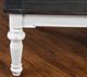 Sunny Designs™ European Cottage White Coffee End Table with Brown Top-2