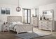 Elements International Eleanor White Queen Panel Bed-1