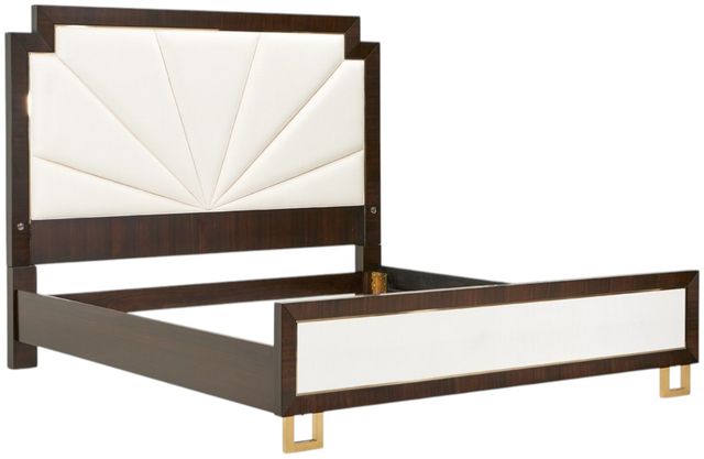 Michael Amini® Belmont Place Espresso California King Upholstered Panel Bed-4