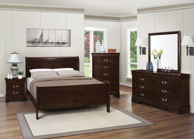 Coaster® Louis Philippe 5-Piece Cappuccino Queen Bedroom Collection