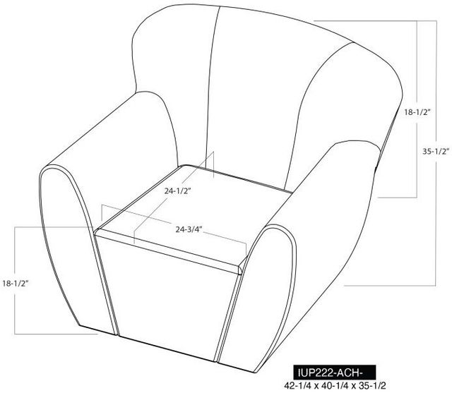International Furniture Direct Tamesis Black Swivel Accent Chair-2