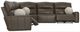 Catnapper Tramonti 5-Piece Chocolate Power Reclining Sectional-4