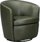 Parker House® Barolo Lyric Sage Leather Swivel Chair-0