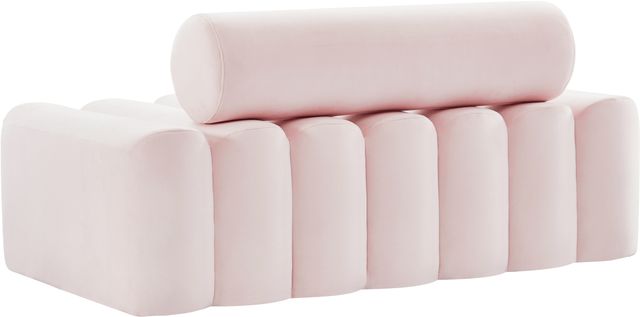 Meridian Furniture Melody Pink Velvet Loveseat-2