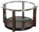 Elements International Elsa 2-Piece Espresso Occasional Table Set-1
