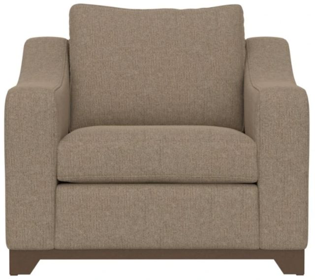 International Furniture Direct Natural Parota Brown Chair-2