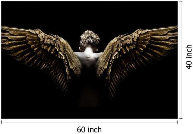 Classy Living Shadow Seraph Wall Art-1