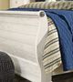 Signature Design by Ashley® Willowton Whitewash King Sleigh Bed-2