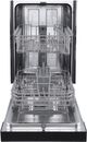 FORNO® Polo 18" Black Front Control Built In Dishwasher-1