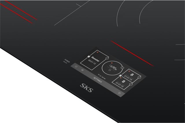 SKS 36" Black Glass Induction Cooktop with Flex Cooking Zones-3