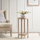 Olliix by Martha Stewart Reclaimed Wheat Harley Round Accent Table-4