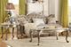 Mazin Furniture Florentina Goldstones Cocktail Table with Marble Top -3