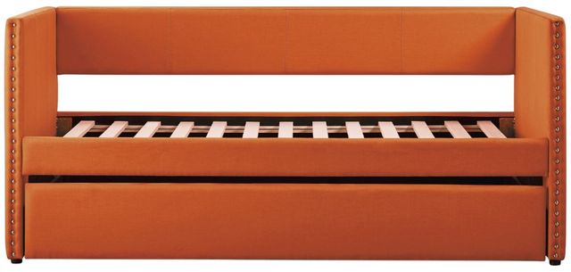 Homelegance® Therese Orange Youth Twin Daybed with Trundle-3
