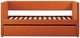 Homelegance® Therese Orange Youth Twin Daybed with Trundle-3