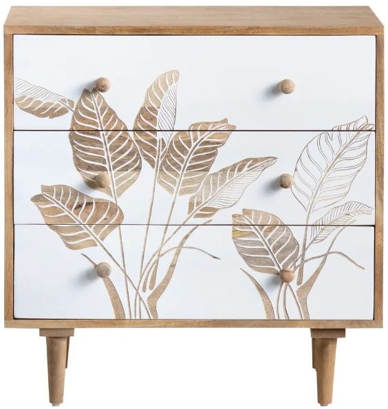 Crestview Collection Seaside White Drawer Chest-2