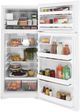 GE® 28" 17.5 Cu. Ft. ENERGY STAR® White Top Freezer Refrigerator-4