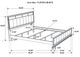 Coaster® Barzini 4-Piece White California King Bedroom Set-2