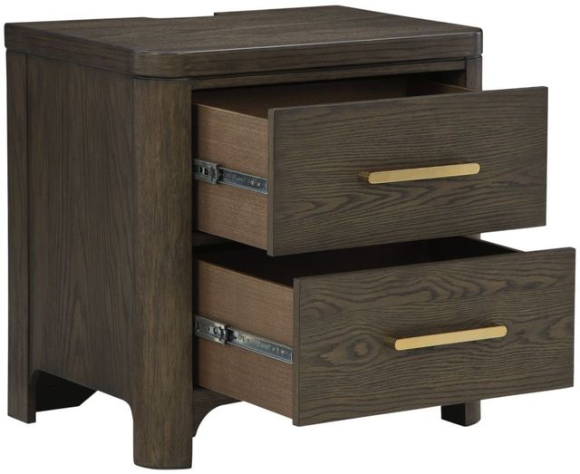 Signature Design by Ashley® Darimore Burnished Brown Nightstand-4