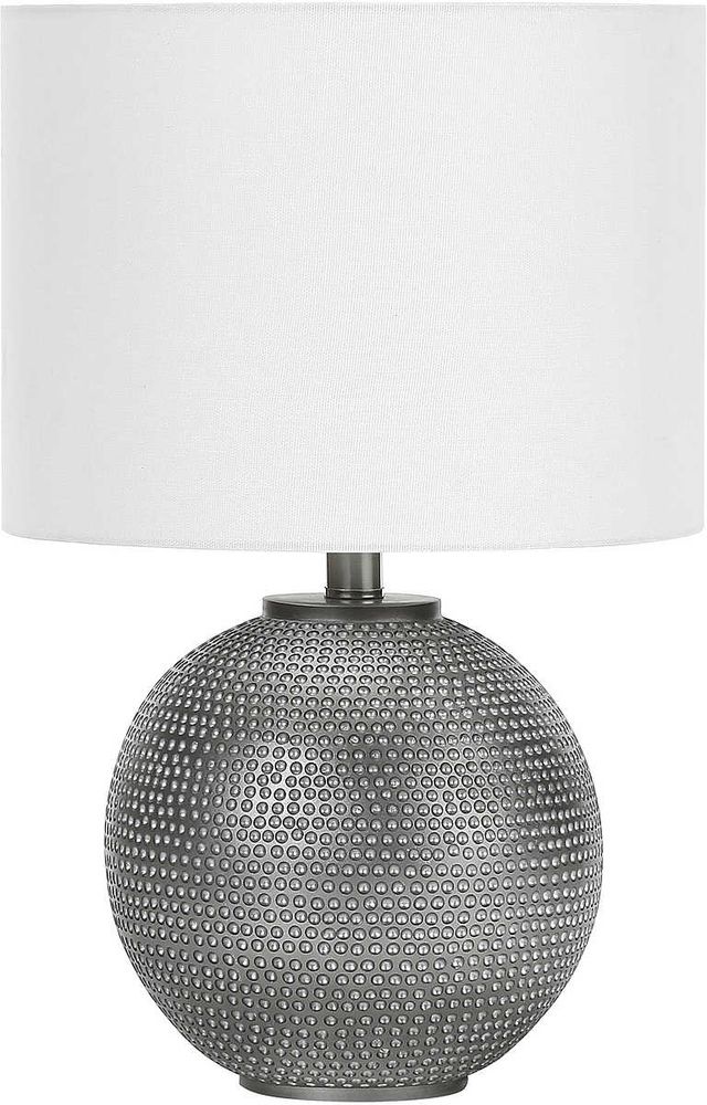 Monarch Specialties Inc. 19"H Grey Resin Table Lamp-0