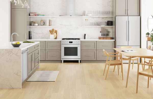 Bosch 800 Series 30" Stainless Steel Freestanding Gas Range