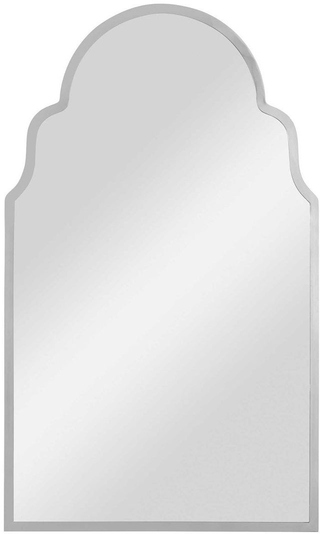Uttermost® Brayden Polished Nickel Arch Mirror-0