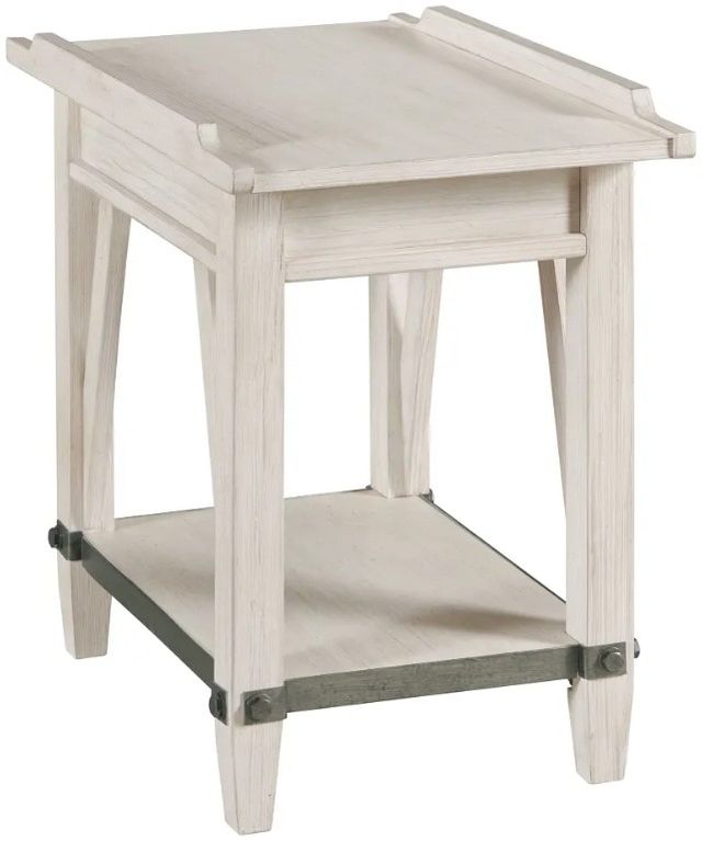 Hammary® Richter Brushed White Chairside Table-0