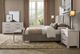 Artisan & Post by Vaughan-Bassett Brindle Joinery Gray/Natural Oak King Upholstered Wall Panel Bed-1